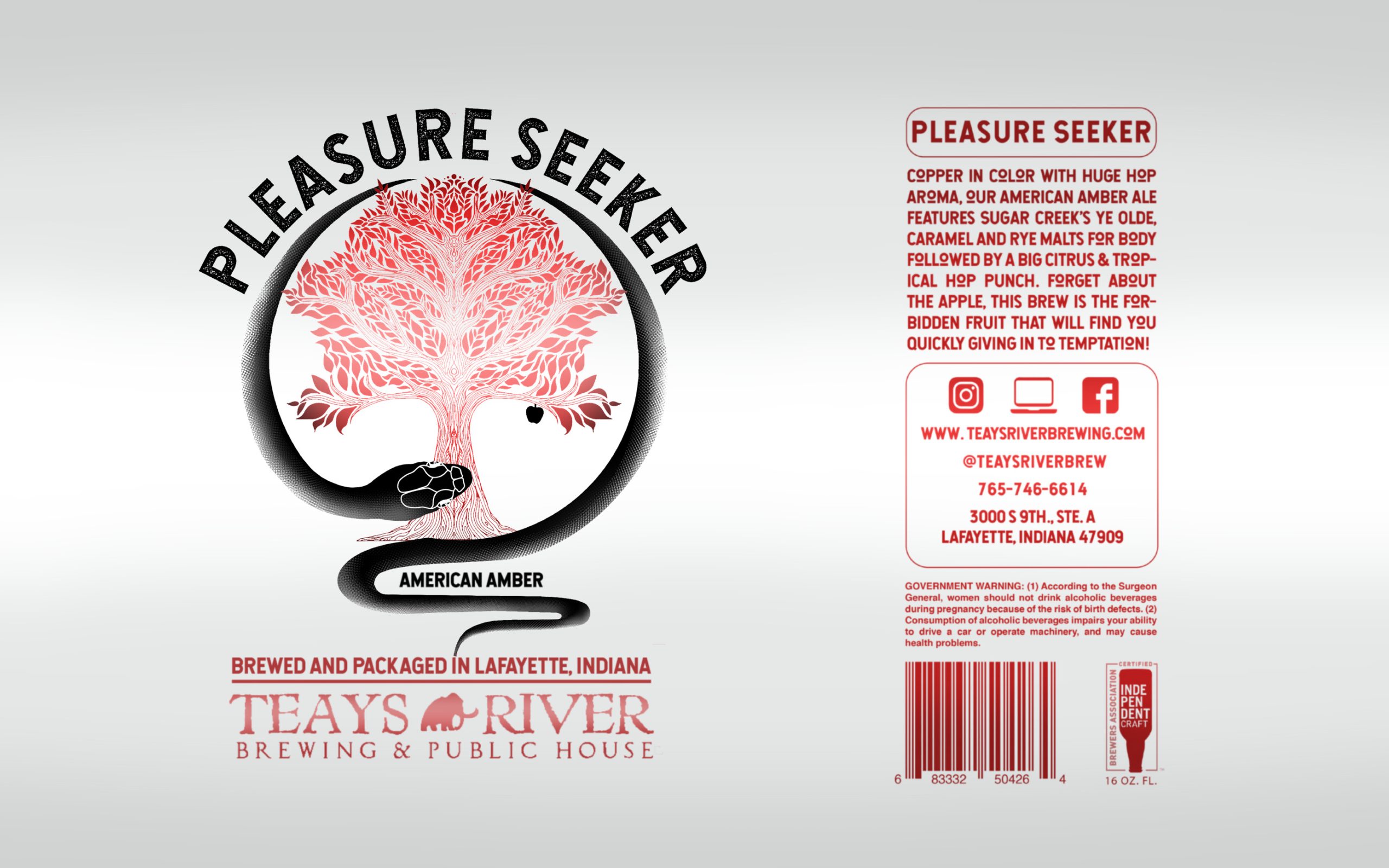 Pleasure Seeker American Amber can art