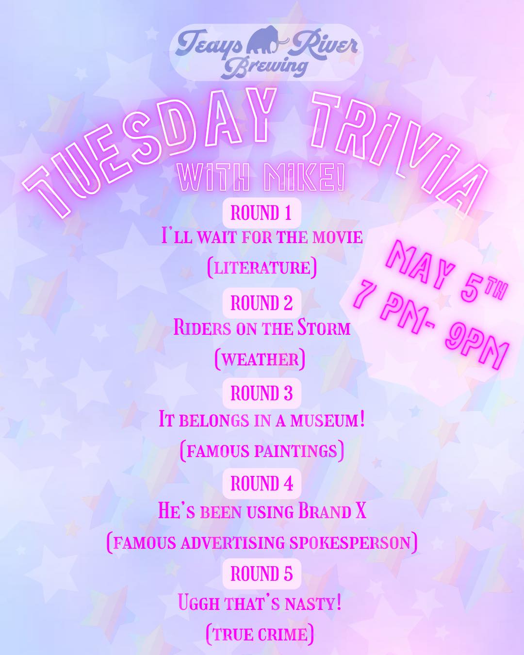 https://www.teaysriverbrewing.com/wp-content/uploads/2026/05/may-trivia.jpg