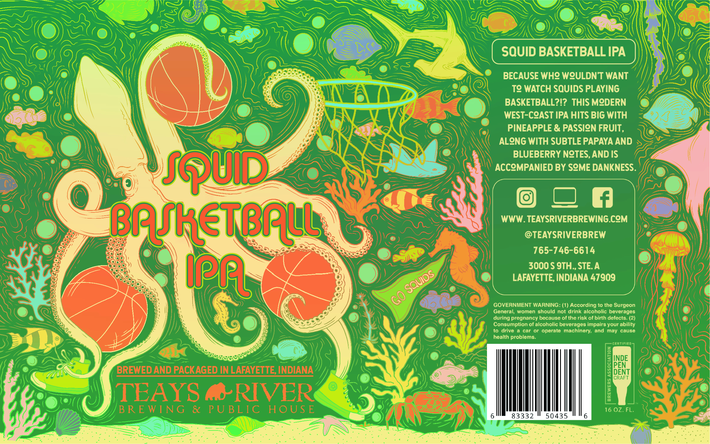 Squid Basketball can art